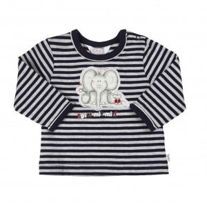 Kanz Langarmshirt für Jungen gestreift
