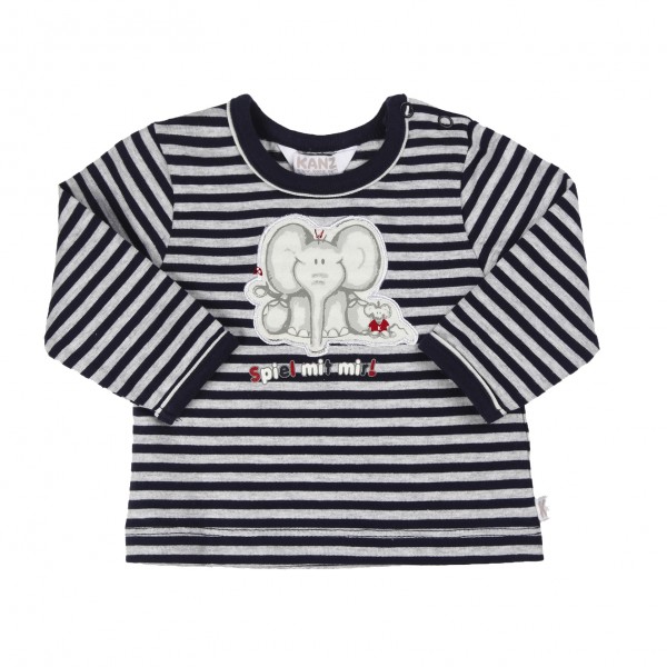 Kanz Langarmshirt für Jungen gestreift