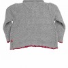 Kanz Strickjacke für Mädchen grau..