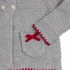 Kanz Strickjacke für Mädchen grau..
