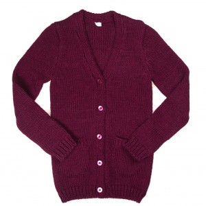 Königsmühle Long-Strickjacke fuchsia pink