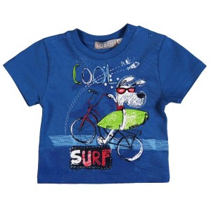 Boboli Surf T-Shirt in blau