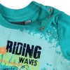 Boboli T-Shirt Riding in türkis