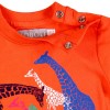 Boboli T-Shirt Giraffe in orange