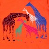 Boboli T-Shirt Giraffe in orange